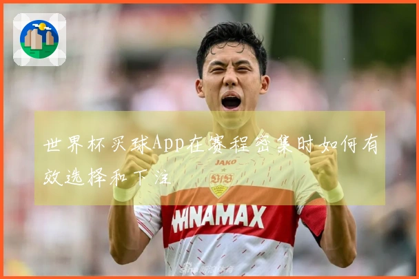世界杯买球App在赛程密集时如何有效选择和下注
