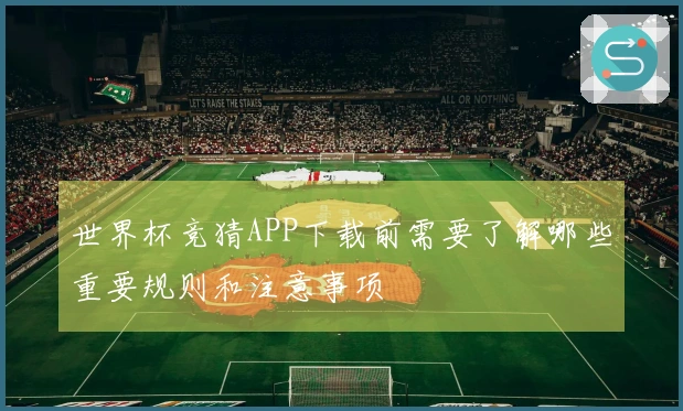 世界杯竞猜APP下载前需要了解哪些重要规则和注意事项
