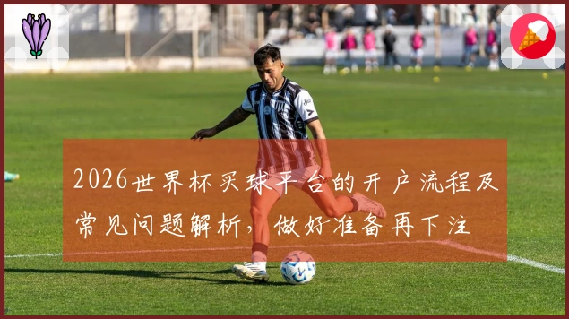 2026世界杯买球平台的开户流程及常见问题解析，做好准备再下注
